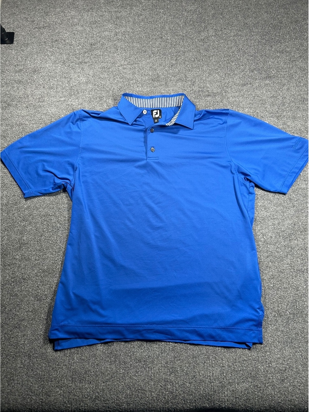 FootJoy Blue Golf Polo Shirt with Berkley Southeast Embroidery Size L